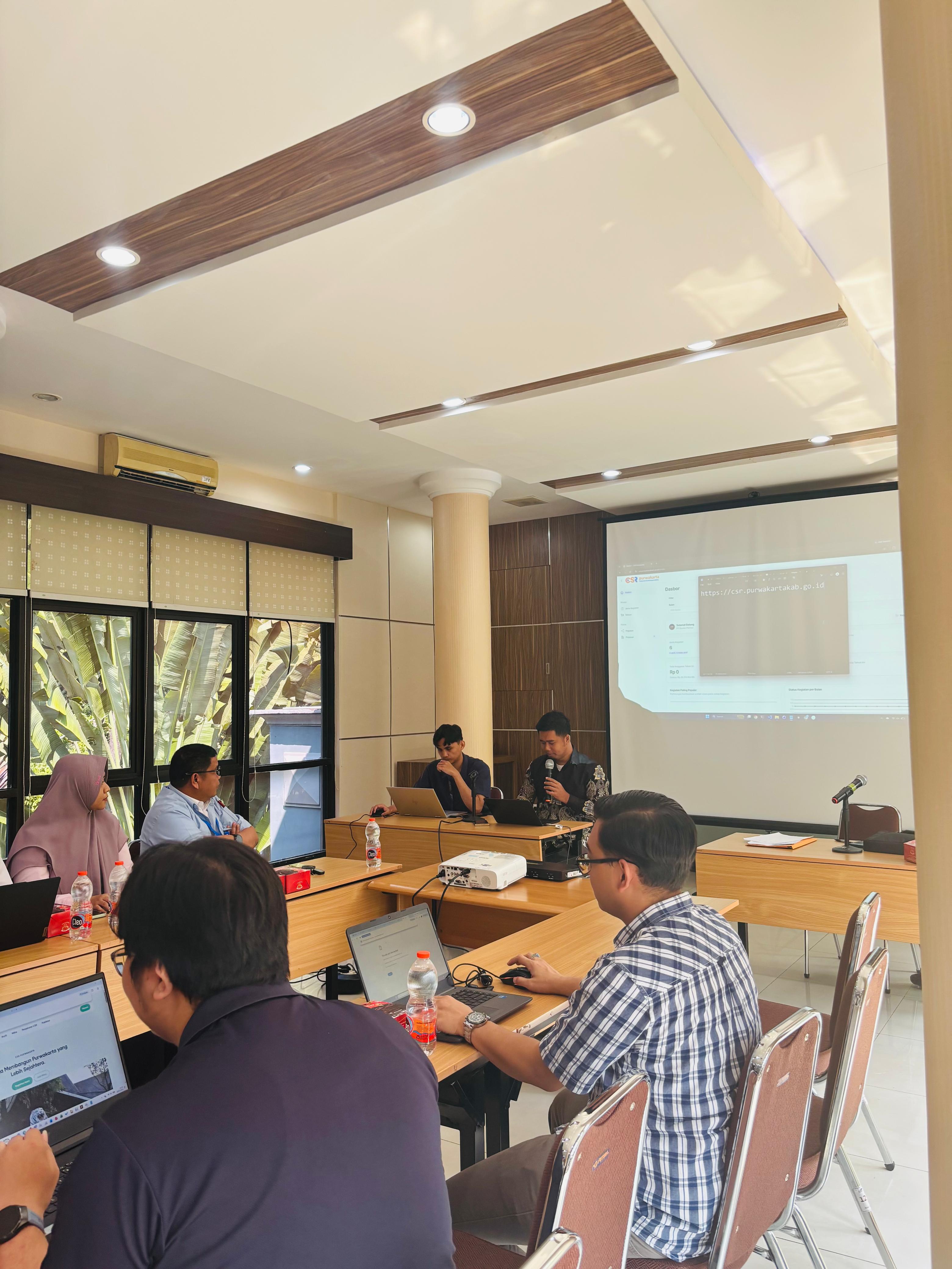 Sosialisasi Tata Cara Pelaporan CSR Secara Online di Kabupaten Purwakarta