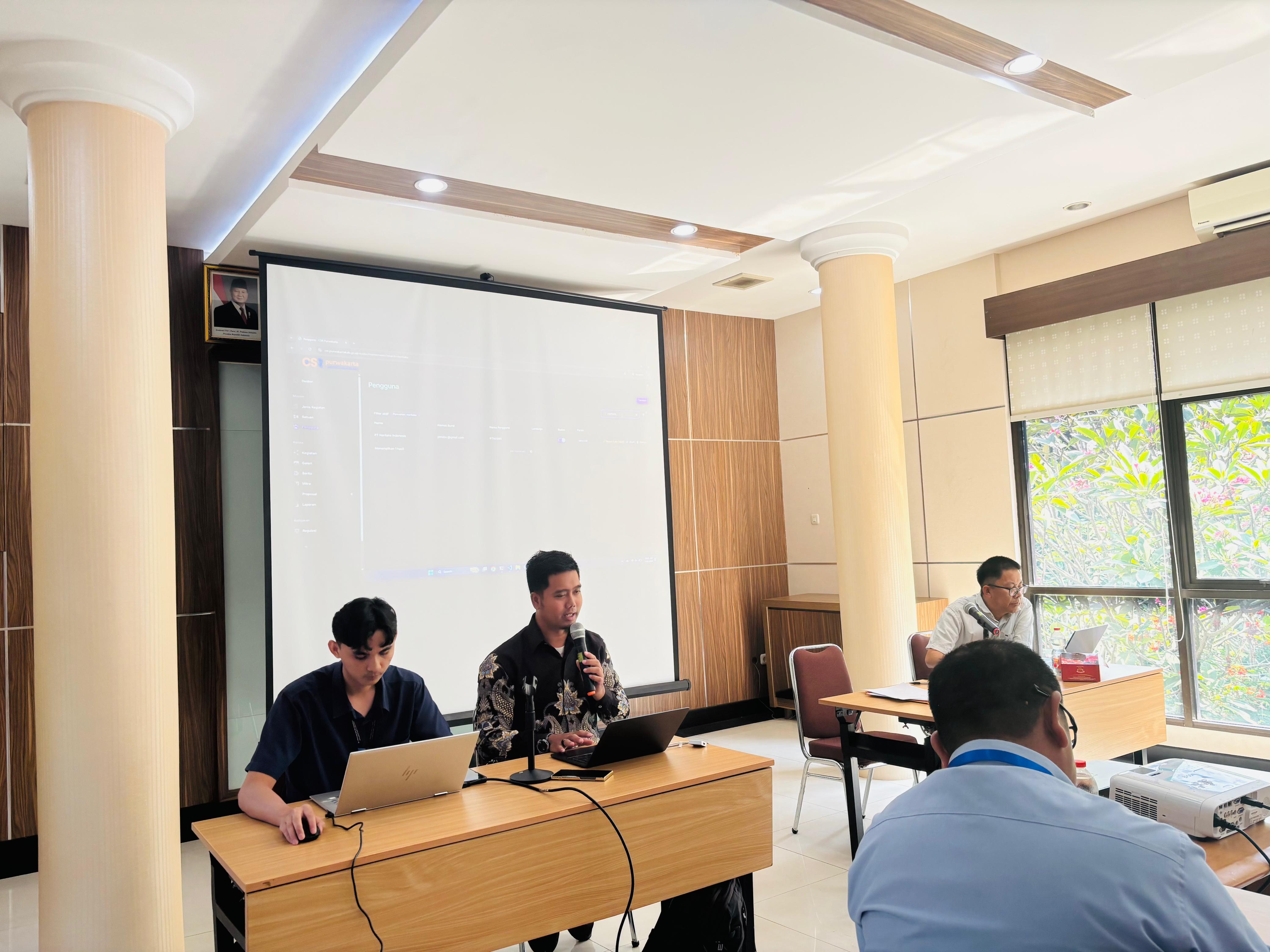Sosialisasi Tata Cara Pelaporan CSR Secara Online di Kabupaten Purwakarta