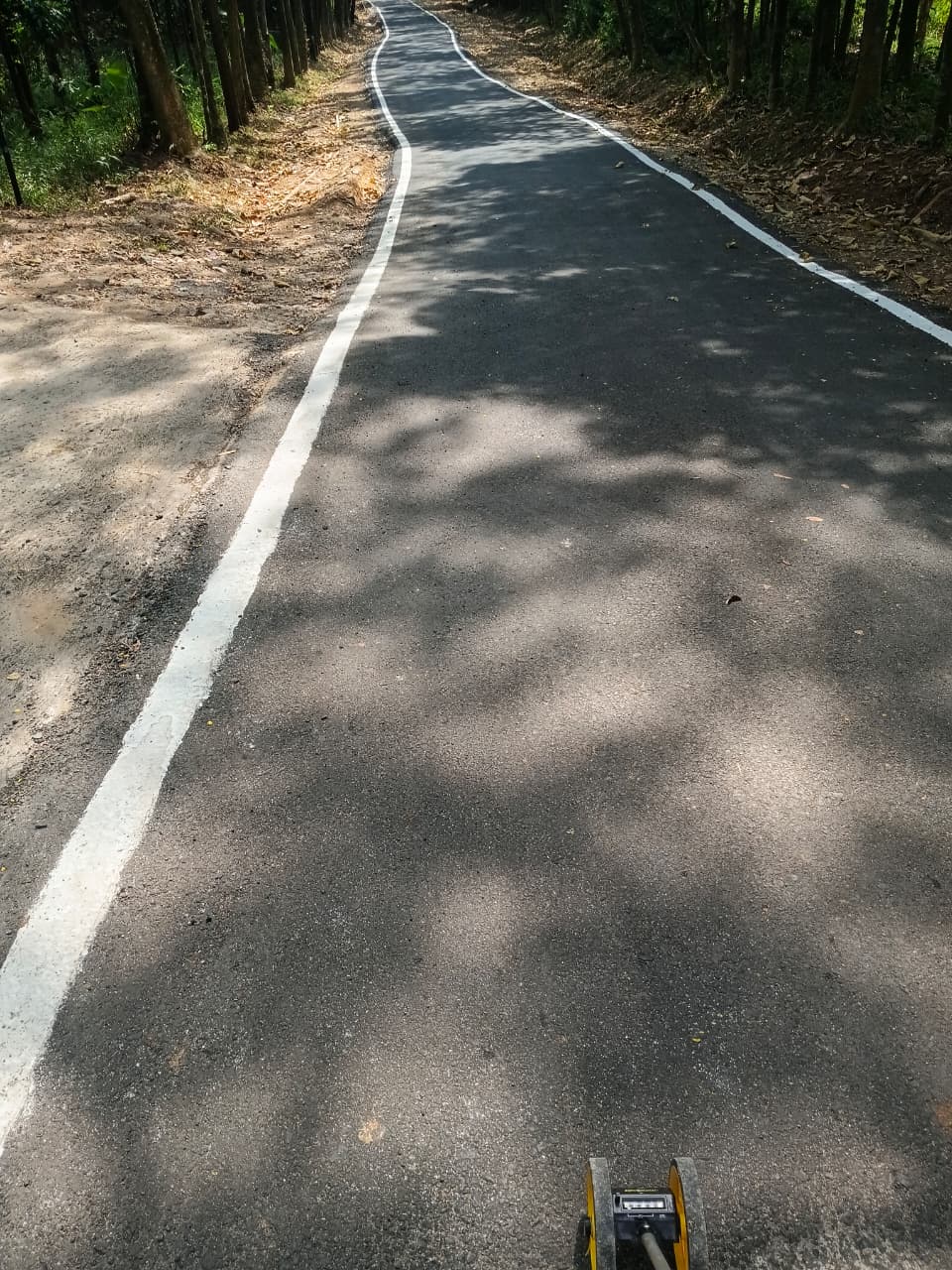 KEGIATAN PERBAIKAN JALAN KABUPATEN DI DESA SALAMMULYA, KECAMATAN PONDOKSALAM, KABUPATEN PURWAKARTA MELALUI PROGRAM CSR BANK BJB